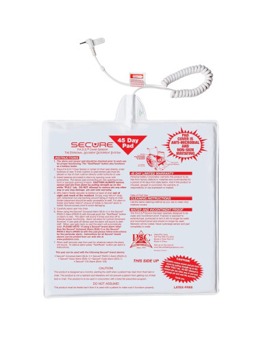 Alarma de Silla Segura 45CSET-5 para Adultos Mayores - Sensor 30x30 cm