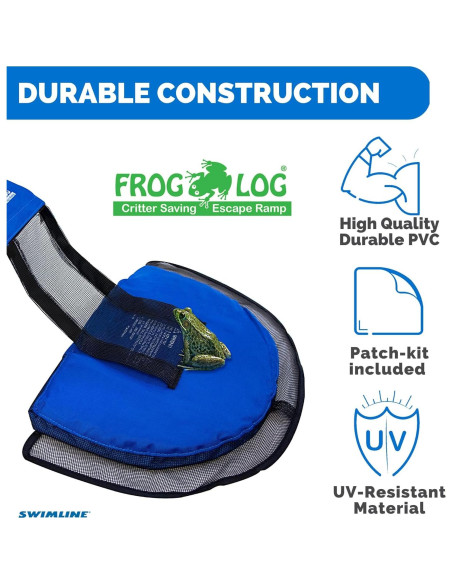 Rampa de Escape para Animales Swimline FrogLog 70200 - Azul