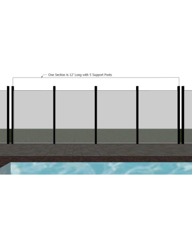 Valla de Seguridad para Niños Sentry VisiGuard 1.22m x 3.66m Blanca