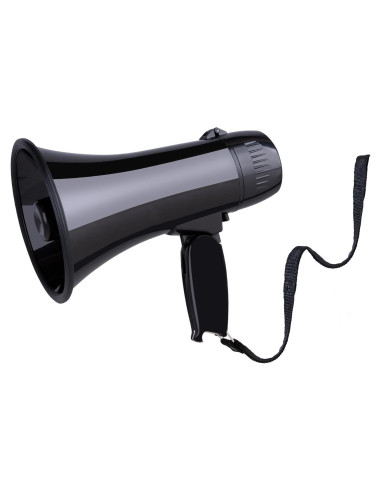 Megáfono Portátil MyMealivos 20W con Sirena y Control de Volumen