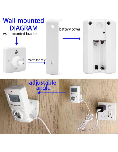 Alarma de Movimiento Mosaic 135dB Inalámbrica con Teclado