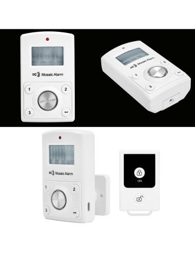 Alarma de Movimiento Mosaic 135dB Inalámbrica con Teclado