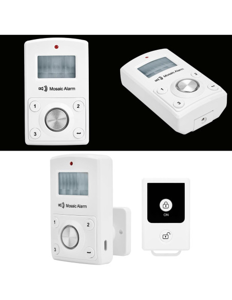 Alarma de Movimiento Mosaic 135dB Inalámbrica con Teclado