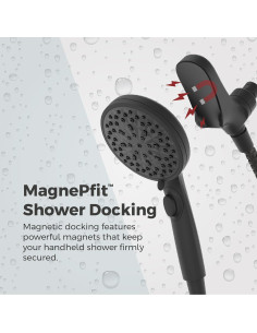 Cabezal de Ducha Portátil Pfister HydroFuse 6 Funciones 9.5 LPM 2