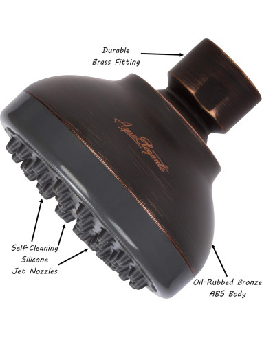 Cabezal de Ducha Aqua Elegante Aumento de Presión 9.5 L/min