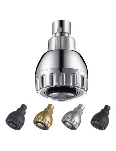 Cabezal de Ducha Alta Presión Techzm 3 Configuraciones Cromo