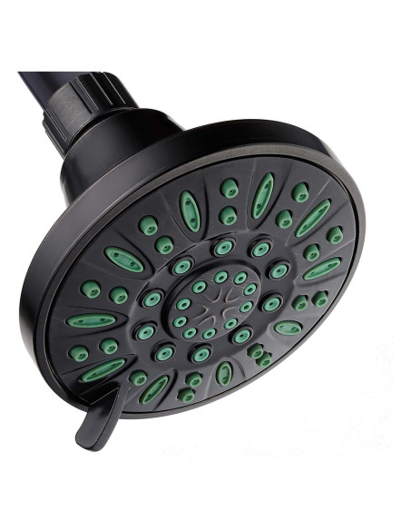 Cabezal de Ducha AquaDance 10.16 cm Alta Presión 6 Configuraciones