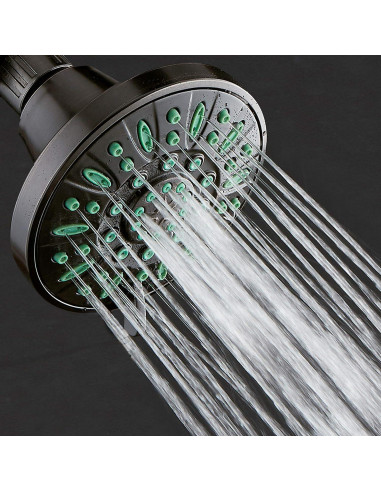 Cabezal de Ducha AquaDance 10.16 cm Alta Presión 6 Configuraciones