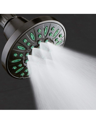 Cabezal de Ducha AquaDance 10.16 cm Alta Presión 6 Configuraciones