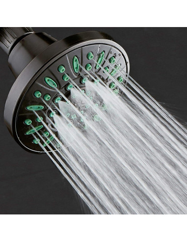 Cabezal de Ducha AquaDance 10.16 cm Alta Presión 6 Configuraciones