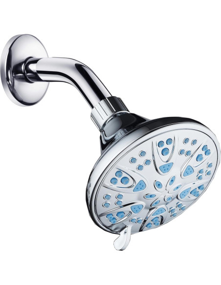 Cabezal de Ducha AquaDance 5504 4" Antimicrobiano 6 Configuraciones