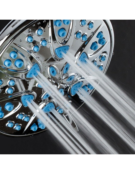 Cabezal de Ducha AquaDance 5504 4" Antimicrobiano 6 Configuraciones