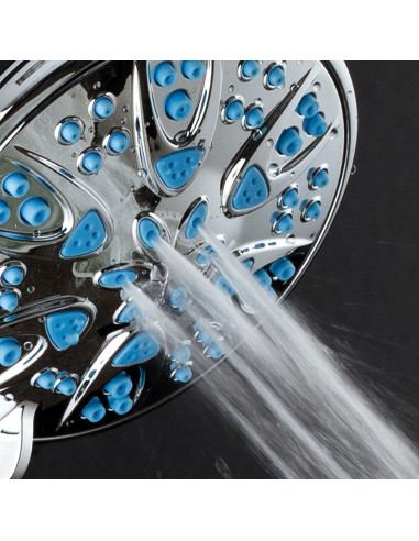 Cabezal de Ducha AquaDance 5504 4" Antimicrobiano 6 Configuraciones