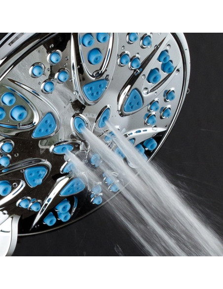 Cabezal de Ducha AquaDance 5504 4" Antimicrobiano 6 Configuraciones