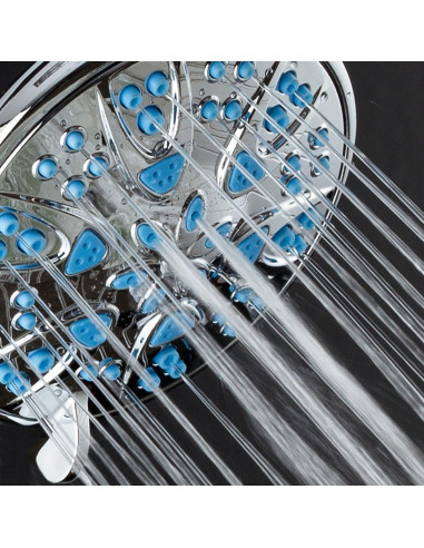 Cabezal de Ducha AquaDance 5504 4" Antimicrobiano 6 Configuraciones