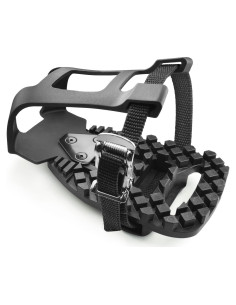 Pedales de Bicicleta Estacionaria MARQUE MCT-08 con Jaula para Dedos