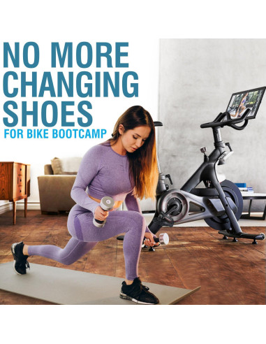 Pedales de Bicicleta Estacionaria MARQUE MCT-08 con Jaula para Dedos