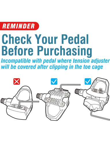 Pedales de Bicicleta Estacionaria MARQUE MCT-08 con Jaula para Dedos