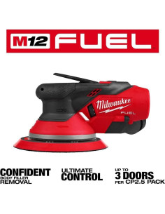 Lijadora Orbital Aleatoria Milwaukee M12 FUEL 6" 12V 2