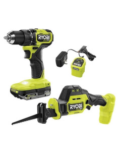Kit RYOBI ONE+ HP 18V Sin Escobillas: Taladro y Sierra Recíproca