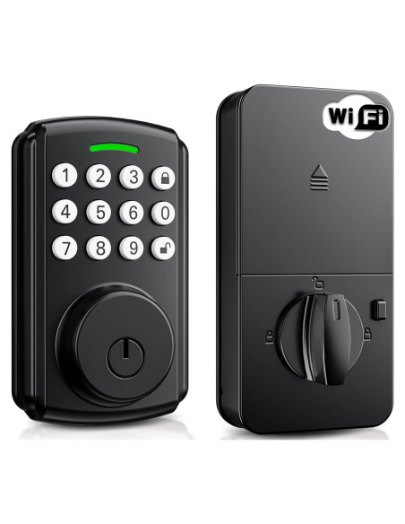 Cerradura Inteligente Hutehoute Wi-Fi Control Remoto IP65 Cerradura Inteligente Hutehoute Wi-Fi Control Remoto IP65