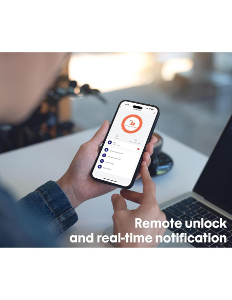 Cerradura Inteligente Hutehoute Wi-Fi Control Remoto IP65 Cerradura Inteligente Hutehoute Wi-Fi Control Remoto IP65