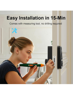 Cerradura Inteligente Yemilia Y01 con Teclado y Huella Dactilar 2