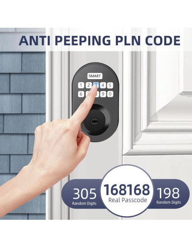 Cerradura Electrónica Sin Llave MINIA con Teclado - Seguridad Hogar