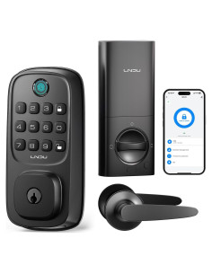 Cerradura Inteligente Biométrica LNDU WL01 Wi-Fi con Manija