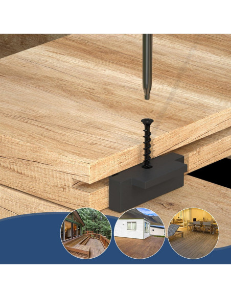 600 Sujetadores Ocultos de Deck Tanghomi Nylon 6mm