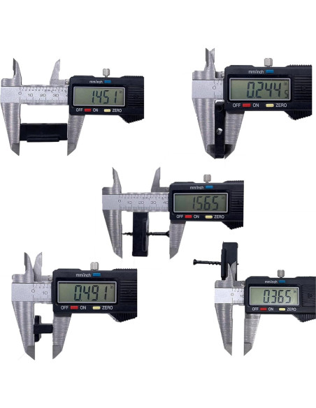 Sujetadores Ocultos para Deck LPET 250 Piezas Nylon 6mm