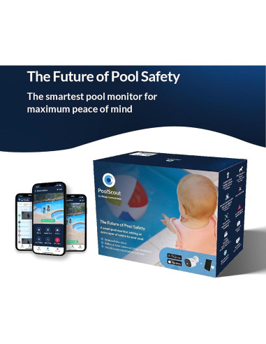 Sistema de Alarma de Seguridad para Piscinas PoolScout - Batería y Solar