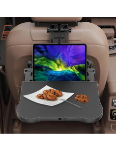 Mesa Plegable para Asiento de Coche Tueou - Ajustable 38.6x39.9cm 2