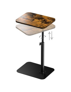 Mesa Lateral Ajustable HzTinT con Base de Metal y Diseño C