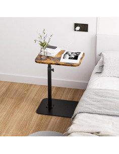 Mesa Lateral Ajustable HzTinT con Base de Metal y Diseño C 2