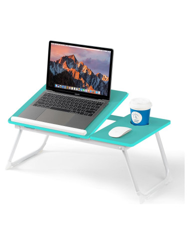 Escritorio Plegable para Laptop BYMECOST Azul 32.3x55.6 cm