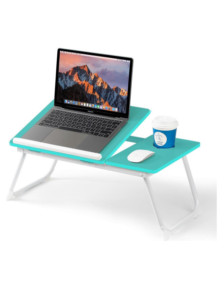 Escritorio Plegable para Laptop BYMECOST Azul 32.3x55.6 cm
