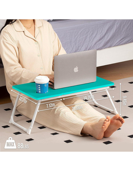 Escritorio Plegable para Laptop BYMECOST Azul 32.3x55.6 cm