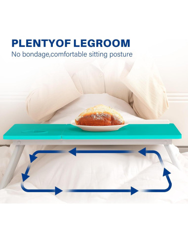 Escritorio Plegable para Laptop BYMECOST Azul 32.3x55.6 cm