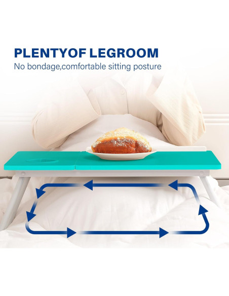 Escritorio Plegable para Laptop BYMECOST Azul 32.3x55.6 cm