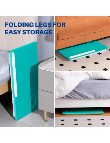 Escritorio Plegable para Laptop BYMECOST Azul 32.3x55.6 cm