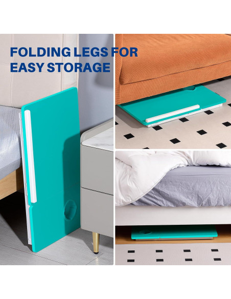 Escritorio Plegable para Laptop BYMECOST Azul 32.3x55.6 cm