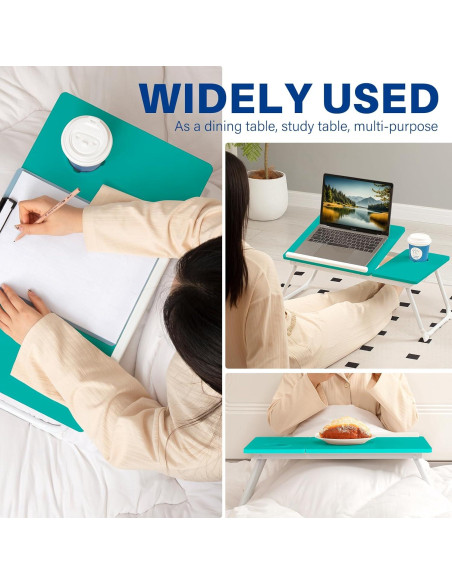 Escritorio Plegable para Laptop BYMECOST Azul 32.3x55.6 cm