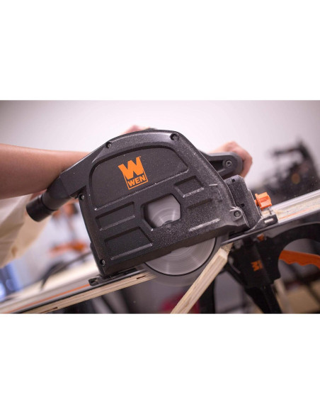 Sierra Circular de Corte Sumergido WEN 10A 165mm + Riel 2x50"