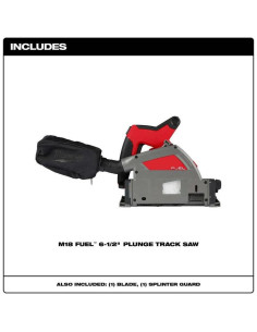 Sierra de riel de inmersión Milwaukee M18 FUEL 18V 6-1/2" 2