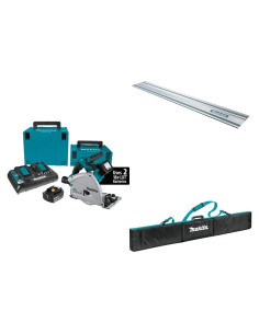 Sierra Circular Inmersa Makita 36V Sin Escobillas 6-1/2" Kit