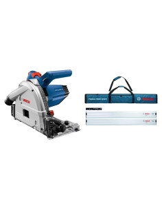 Sierra de Seguimiento Bosch GKT13-225L 1600mm con Kit de Pistas