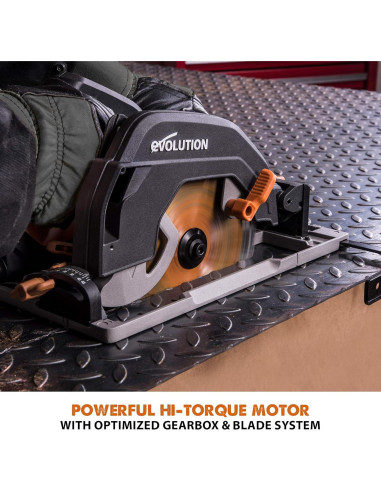 Sierra Circular Evolution R185CCSX 1800W con Pista 101.6cm