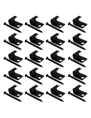 20 Clips de Inicio Universal Caishun 2.22 cm Acero Inoxidable