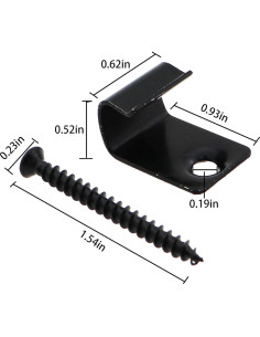 20 Clips de Inicio Universal Caishun 2.22 cm Acero Inoxidable 2